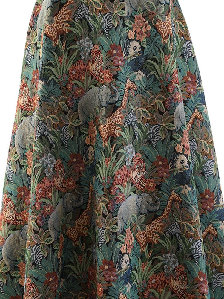 BOHEMIAN THE LABEL  Brooke Vintage Midi Skirt