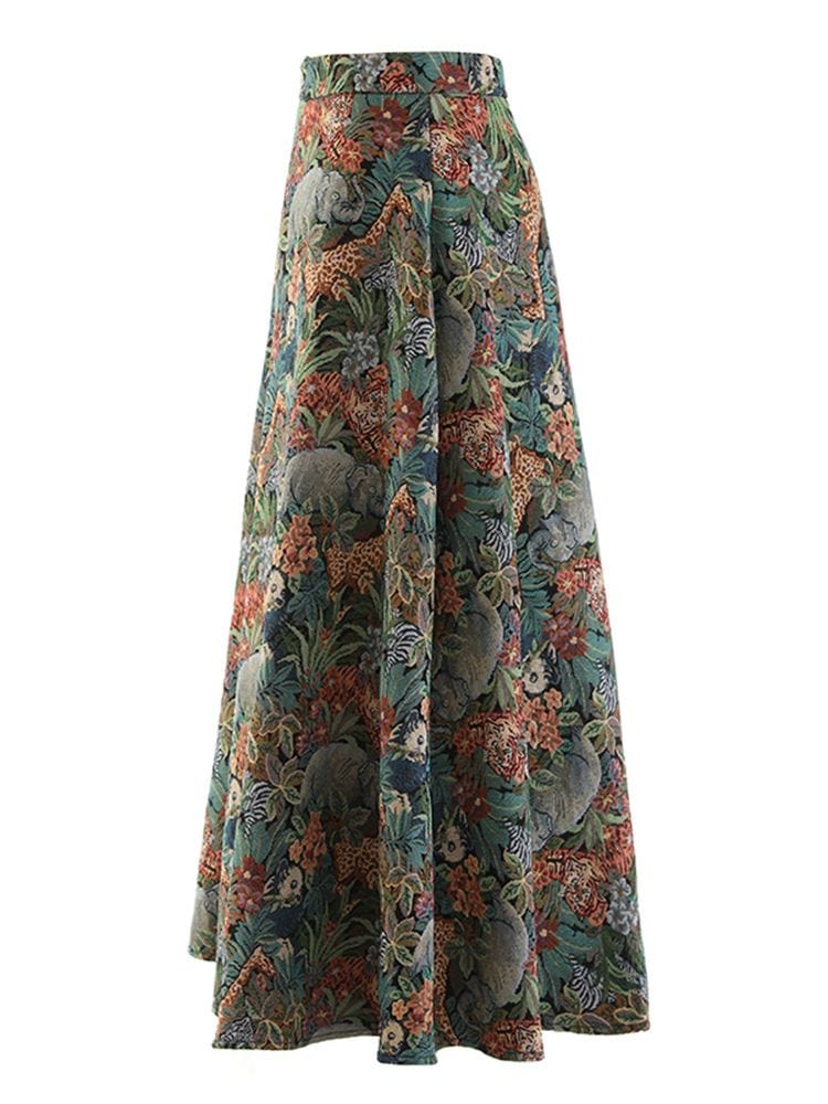 BOHEMIAN THE LABEL  Brooke Vintage Midi Skirt