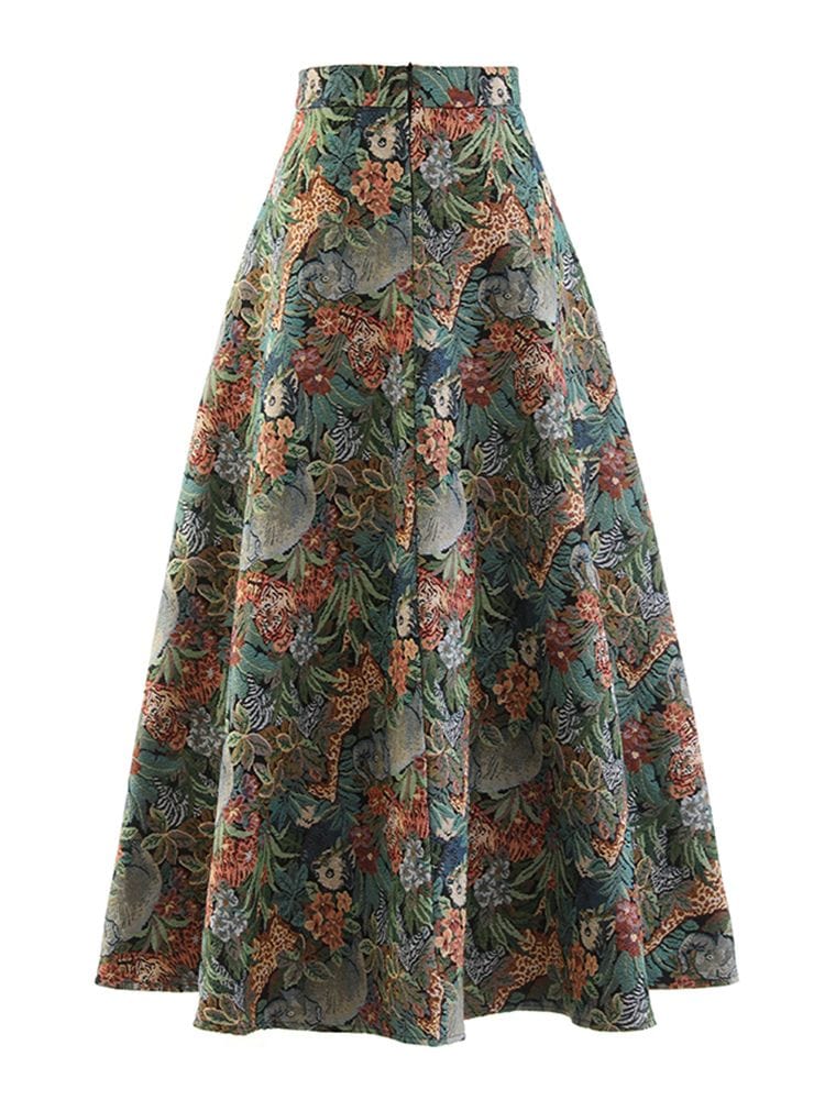 BOHEMIAN THE LABEL  Brooke Vintage Midi Skirt