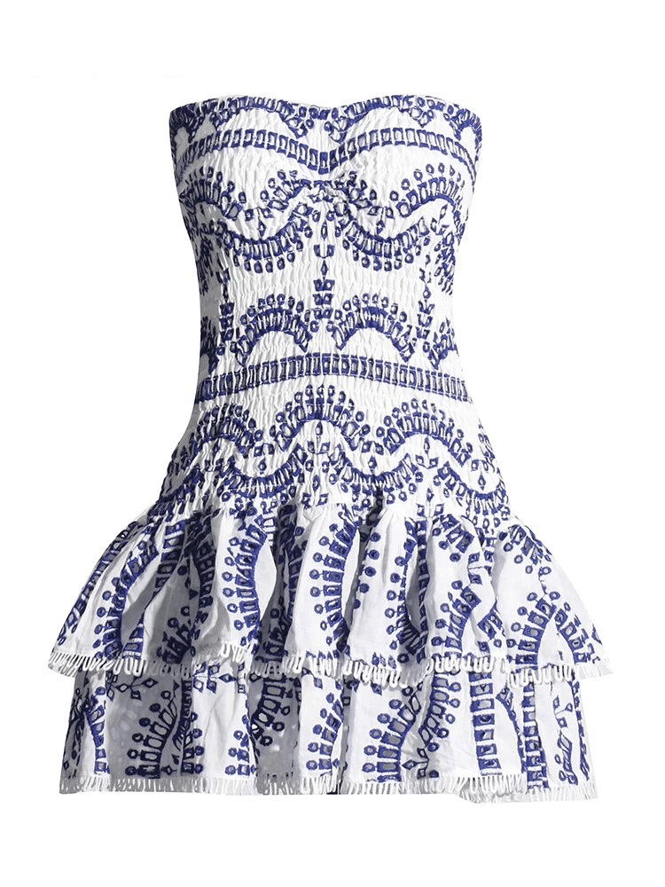 BOHEMIAN THE LABEL Cora Print Mini Dress