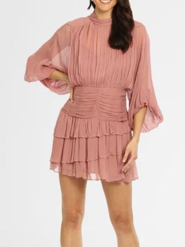 BOHEMIAN THE LABEL  Nicola Long Sleeve Mini Dress