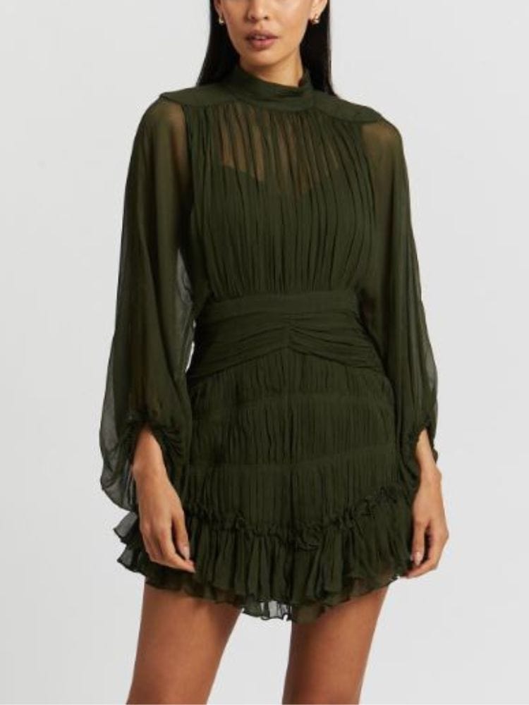 BOHEMIAN THE LABEL  Nicola Long Sleeve Mini Dress