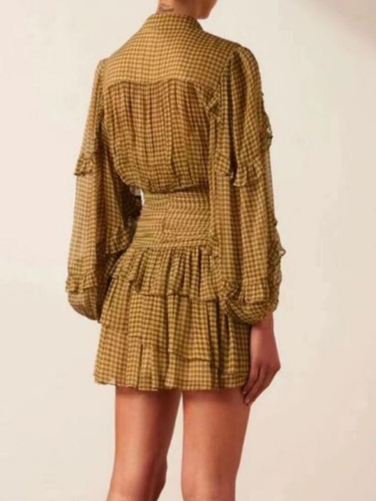 BOHEMIAN THE LABEL  Mika Long Sleeve Mini Dress