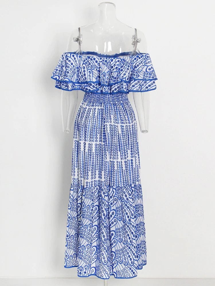 BOHEMIAN THE LABEL  Nicole Print Midi Dress